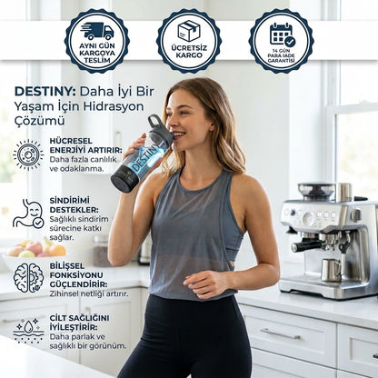 DESTİNY Hidrojenatör® Hidrojen Su Şişesi